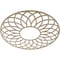 Ekena Millwork Cannes Wood Fretwork Pierced Ceiling Medallion, Hickory, 36"OD x 12 1/4"ID x 1/4"T CMWP36X36X0250CNHI - alternate 4